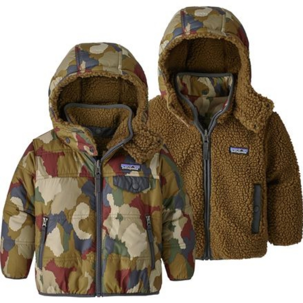Patagonia Reversible Tribbles Jacket Size 2T